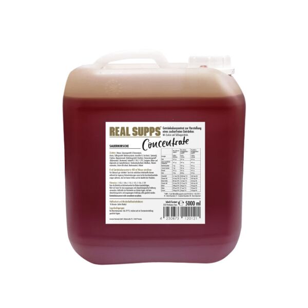 Real Supps Concentrate 5 l Kanister Sauerkirsche