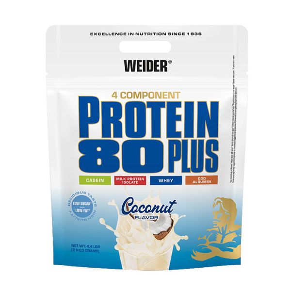 Weider Protein 80 Plus 2 kg Standbeutel Kokos