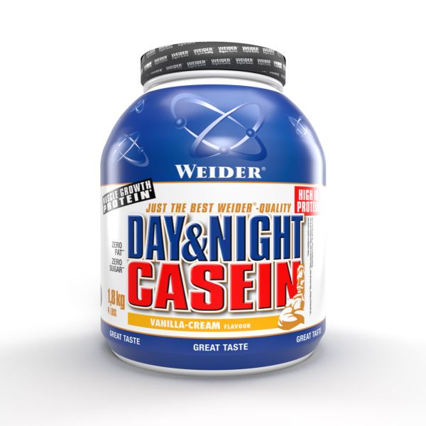 Weider Day & Night Casein 1,8 kg Dose Vanille-Sahne