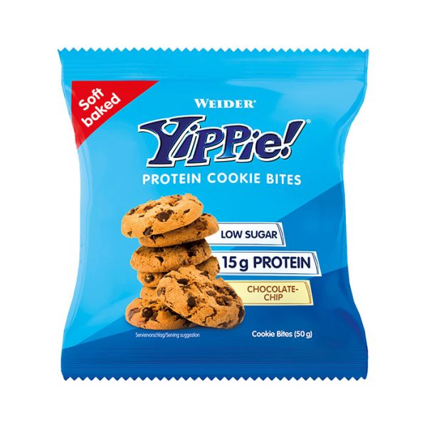 Weider YIPPIE!® Protein Cookie Bites Vanille-Schoko | MHD 30.11.23
