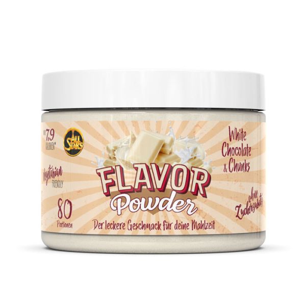All Stars Flavor Powder 240 g Dose White Chocolate & Chunks
