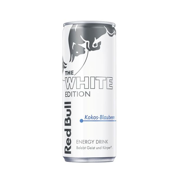 Red Bull Energy Drink zzgl. Pfand Kokos-Blaubeere (White Edition) / 250 ml Dose
