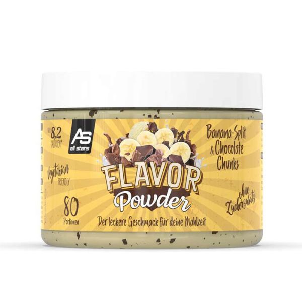 All Stars Flavor Powder 240 g Dose Banana Split & Chokolate Chunks