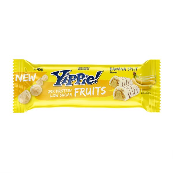 Weider YIPPIE!® Bar Fruits Banana Split 45g Riegel