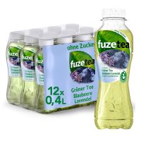 fuze tea OHNE ZUCKER zzgl. Pfand Blaubeere Lavendel 0,4 l...