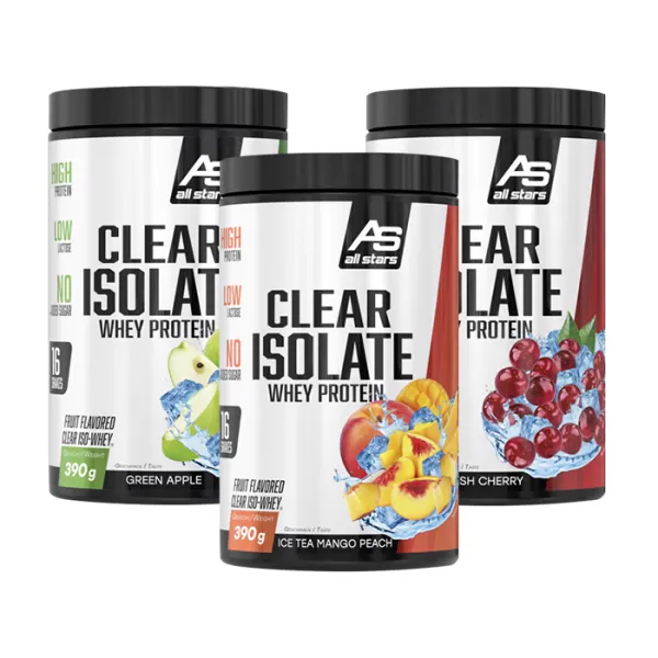All Stars Clear ISOLATE Whey Protein 390 g Dose