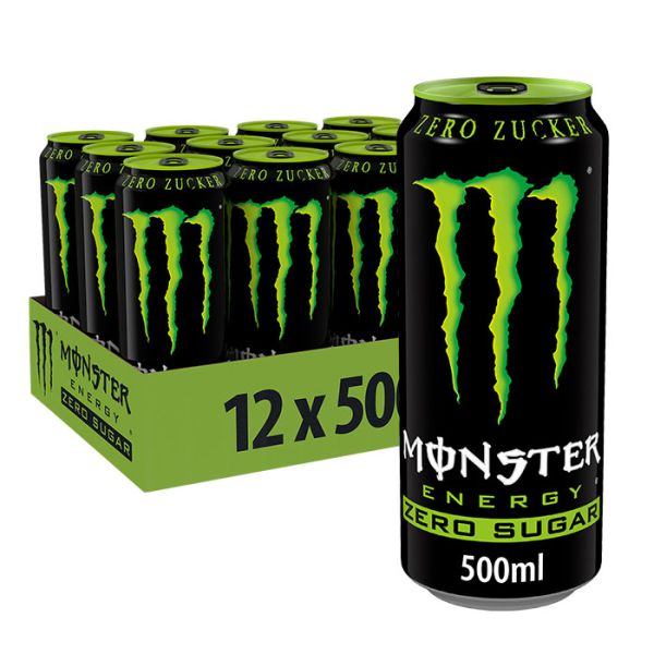 Monster Energy zzgl. Pfand 0,5 l Dose Original ZERO SUGAR