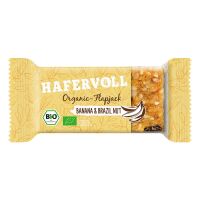 HAFERVOLL Organic Flapjack 60 g Banana-Brazil Nut -...