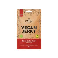 Grizzly Food Vegan Jerky Burn Baby Burn 30 g  | MHD 09.04.26
