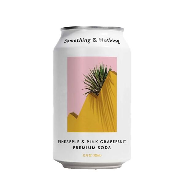 Something & Nothing Drink zzgl. Pfand 330 ml Premium Soda Pineapple & Pink Grapefruit