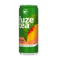 fuze tea zzgl. Pfand 330ml Dose Schwarzer Tee Pfirsich
