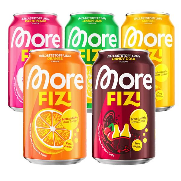 More Nutrition FIZI 330 ml | Limo mit Ballaststoffen zzgl. Pfand